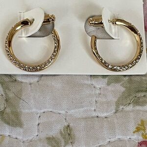 Gold-Plated Hoop Earrings
